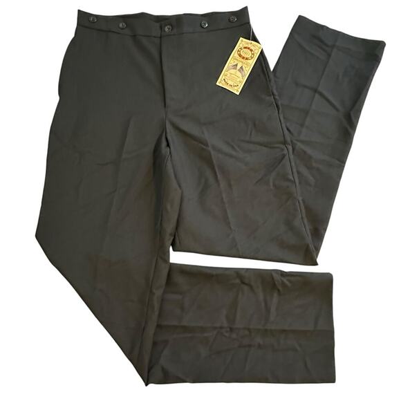 NWT Wah Maker Wool Blend Pants Black 34